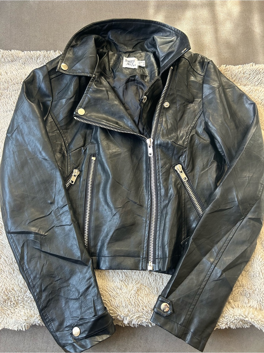 Princess Polly Leather Biker Jacket